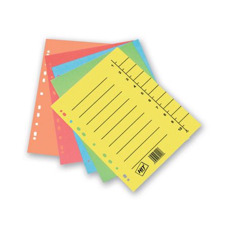 Rozdružovač A4 odstřihávací - barevný mix / 10 ks Rozdružovač A4 odstřihávací - barevný mix / 10 ks