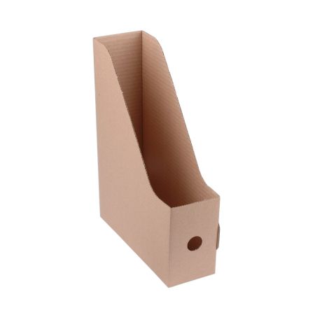 Stojan na spisy BOBO - hnědá / 5 ks