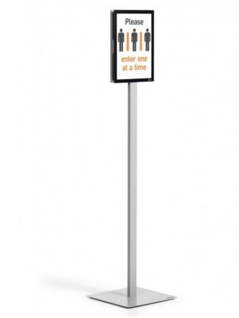 Podlahový stojan Durable INFO STAND BASIC - A4 / antracitová