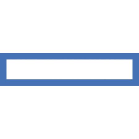 Magnetický informační rámeček LEAN A4/A3 - 317 x 75 mm / modrá / 10 ks Magnetický informační rámeček LEAN A4/A3 - 317 x 75 mm / modrá / 10 ks