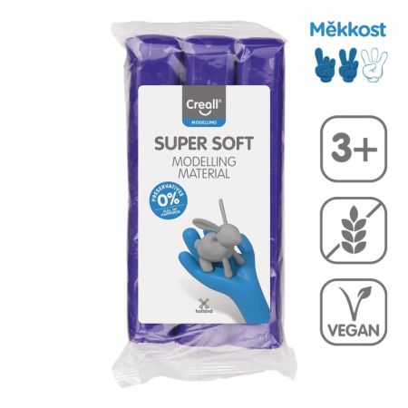 Modelovací hmota Creall Super soft - 500 g / fialová Modelovací hmota Creall Super soft - 500 g / fialová