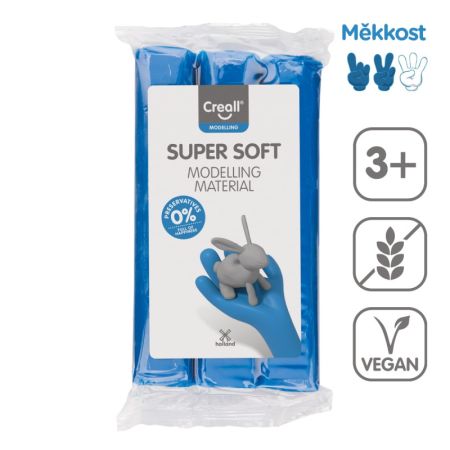 Modelovací hmota Creall Super soft - 500 g / modrá Modelovací hmota Creall Super soft - 500 g / modrá