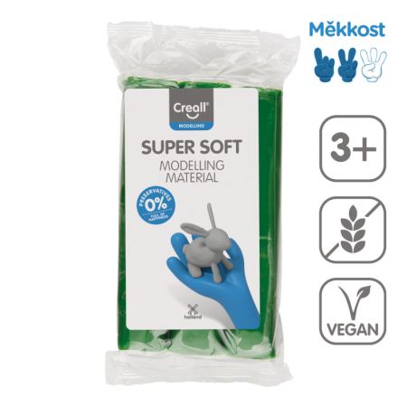 Modelovací hmota Creall Super soft - 500 g / zelená Modelovací hmota Creall Super soft - 500 g / zelená