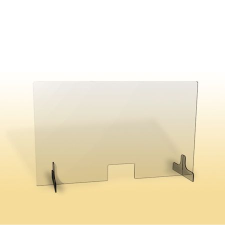 Ochranná clona - 100 x 90 cm / plexi / otvor 26 x 15 cm Ochranná clona - 100 x 90 cm / plexi / otvor 26 x 15 cm