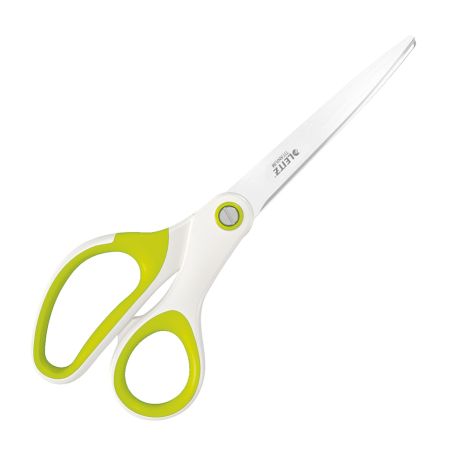 Nůžky Leitz WOW kancelářské titanové 20,5 cm / bílo-zelená