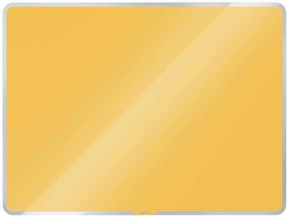 Tabule magnetická skleněná Leitz COSY - 60 x 40 cm / teplá žlutá Tabule magnetická skleněná Leitz COSY - 60 x 40 cm / teplá žlutá