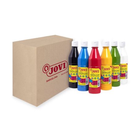 Tekuté temperové barvy JOVI PREMIUM - 6 x 500 ml
