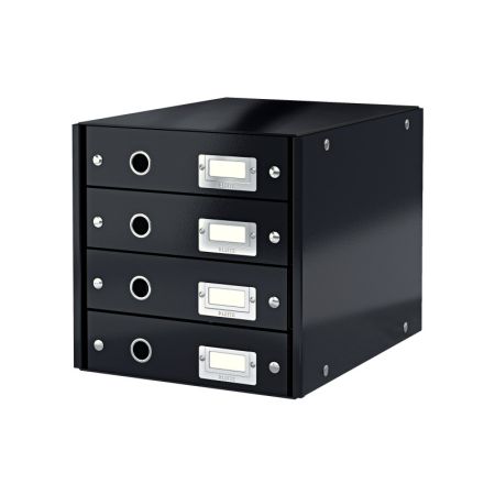 Zásuvkový box Leitz Click & Store - 4 zásuvky / černá Zásuvkový box Leitz Click & Store - 4 zásuvky / černá