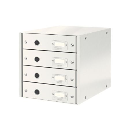 Zásuvkový box Leitz Click & Store - 4 zásuvky / bílá Zásuvkový box Leitz Click & Store - 4 zásuvky / bílá