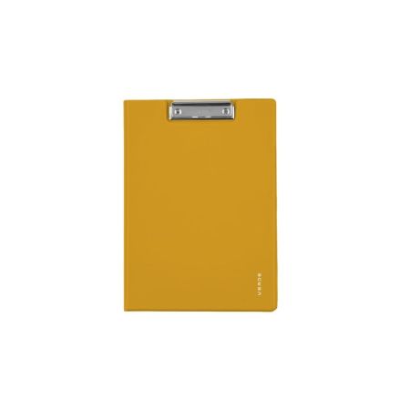 Dvojdeska A4 VERDE s klipem - hořčicová Dvojdeska A4 VERDE s klipem - hořčicová