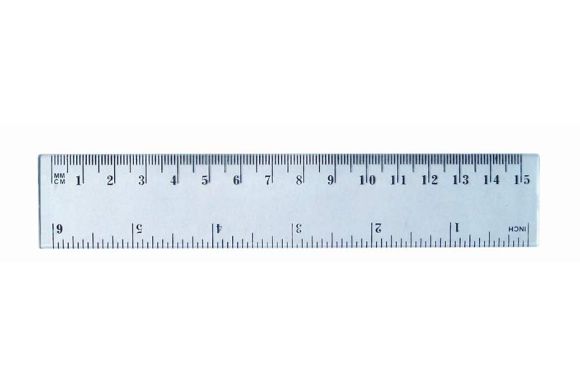 Pravítko 15 cm - transparentní