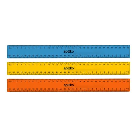 Pravítko SPOKO 30 cm - mix