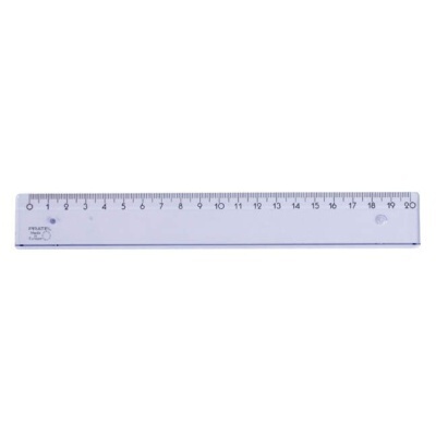 Pravítko 20 cm - transparentní