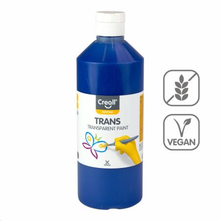Transparentní barva Creall Trans - 500 ml / modrá Transparentní barva Creall Trans - 500 ml / modrá