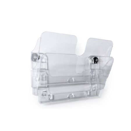 Držák na prospekty DURABLE magnetický - 2 / A4 čirý / na šířku