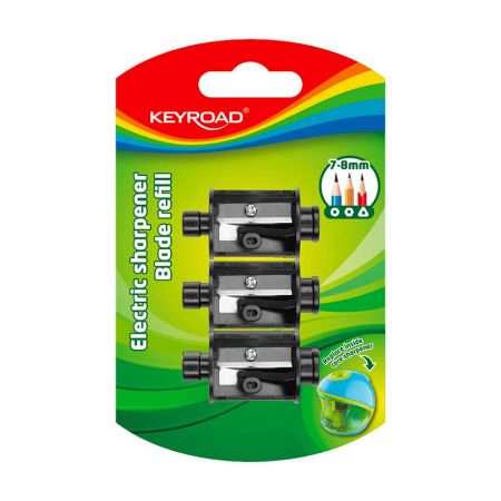Náhradní ořezávátka KEYROAD elektrické ořezávátko / 3 ks