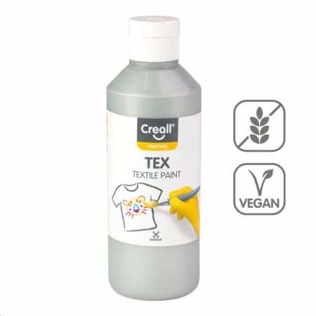 Textilní barva Creall Tex - 250 ml / stříbrná Textilní barva Creall Tex - 250 ml / stříbrná