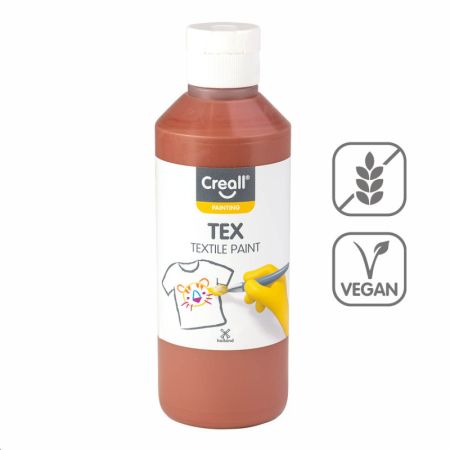 Textilní barva Creall Tex - 250 ml / hnědá Textilní barva Creall Tex - 250 ml / hnědá