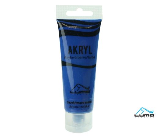 Akrylová barva LUMA - 75 ml / tmavě modrá