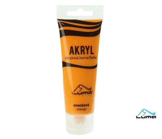 Akrylová barva LUMA - 75 ml / oranžová