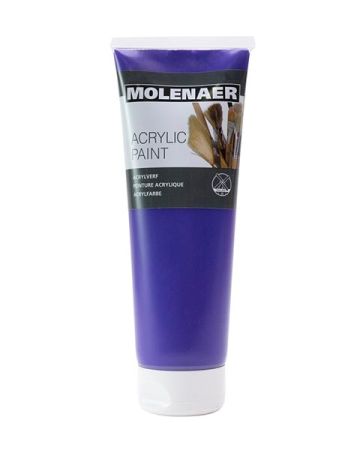 Akrylová barva Molenaer - 250 ml / fialová