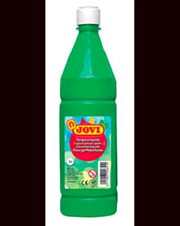 Tekuté temperové barvy JOVI PREMIUM v lahvi - 1000 ml / zelená
