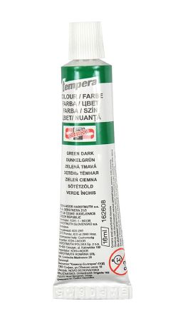 Temperová barva - rumělka zelená tmavá / tuba 16 ml