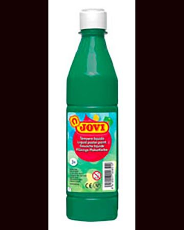 Tekuté temperové barvy JOVI PREMIUM v lahvi - 500 ml / tm.zelená