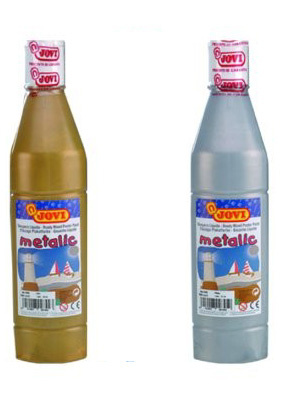 Tekuté temperové barvy JOVI PREMIUM v lahvi - 500 ml / zlatá