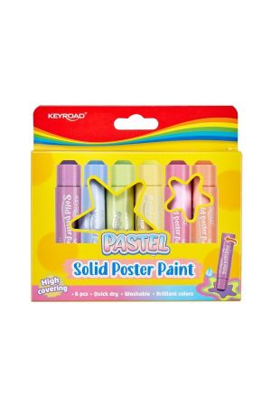 Temperové barvy Keyroad tuhé - pastel / 6 ks Temperové barvy Keyroad tuhé - pastel / 6 ks
