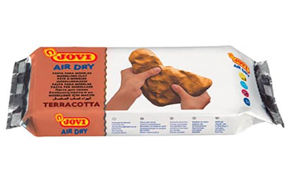 Modelovací samotvrdnoucí hmota JOVI - hnědá / 500 g