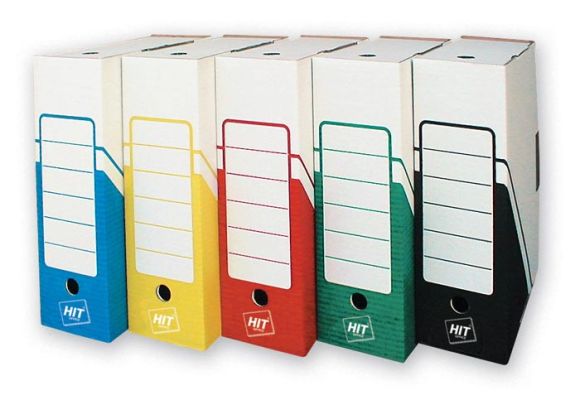 Box archivní A4 - hřbet 10 cm / černá