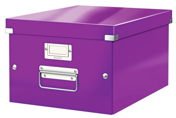 Krabice Leitz Click & Store - M střední / fialová