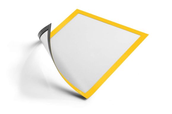 Kapsy Duraframe Magnetic A4  - žlutá / 5 ks