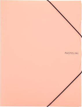 Spisové desky A4 s gumou PASTELINi - oranžová