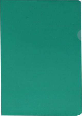 Zakládací obal A4 barevný - tvar L / zelená / 100 ks