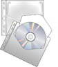 Závěsný obal na CD - náhradní kapsa / 10 ks