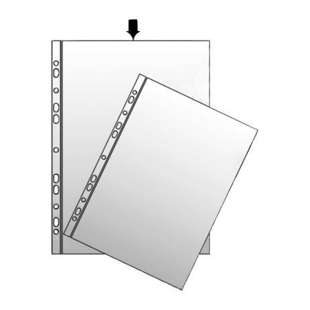 Závěsný obal A4 silný - čirá / 140 my / 100 ks Závěsný obal A4 silný - čirá / 140 my / 100 ks