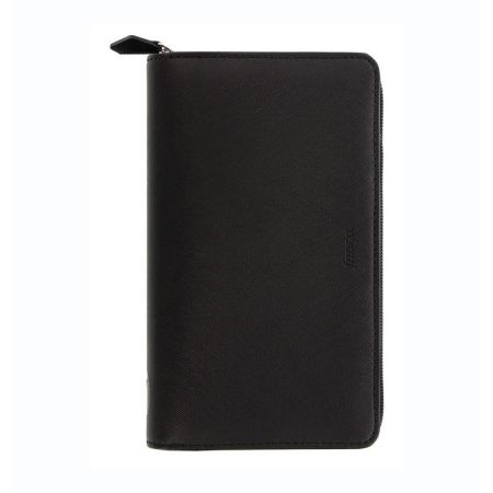 Filofax Saffiano ZIP Compact - osobní / černá