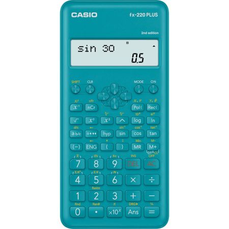 Casio FX 220 plus 2E školní kalkulačka displej 10+2 místa