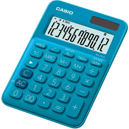 Kalkulačka Casio MS 20UC displej 12 míst / modrá
