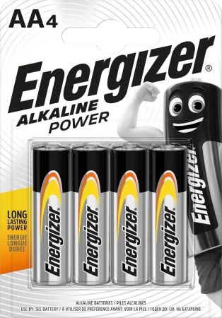 Baterie Energizer alkalické - baterie tužková AA / 4 ks