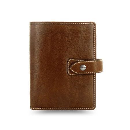 Diář Filofax Malden - kapesní / oříškově hnědá