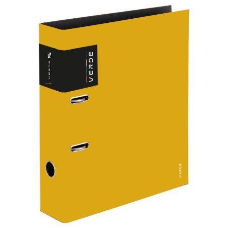 Pořadač A4 pákový VERDE - hřbet 7 cm / hořčicová Pořadač A4 pákový VERDE - hřbet 7 cm / hořčicová