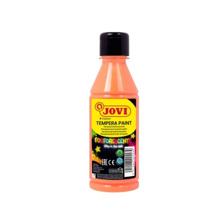 Tekuté temperové barvy JOVI PREMIUM v lahvi - 250 ml / neon oranžová Tekuté temperové barvy JOVI PREMIUM v lahvi - 250 ml / neon oranžová
