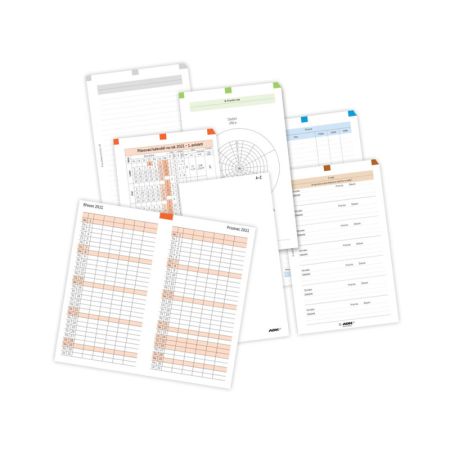 Náhradní vložky do diářů ADK - A5 / sada týdenní