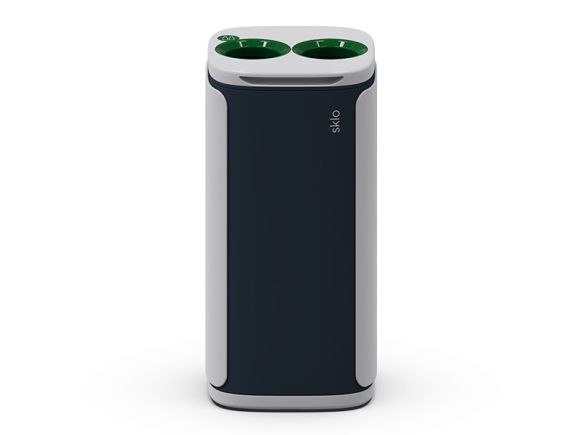 Odpadkový koš KOBRA WASTEE na sklo - 60 L / zelená