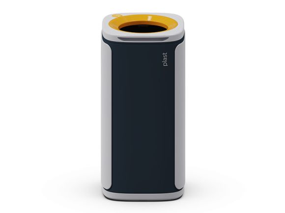 Odpadkový koš KOBRA WASTEE na plast - 60 L / žlutá
