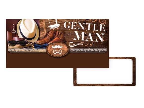 Obálka na peníze - hnědá