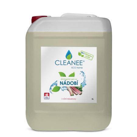 CLEANEE EKO gel na nádobí - rebarbora / 5 l CLEANEE EKO gel na nádobí - rebarbora / 5 l